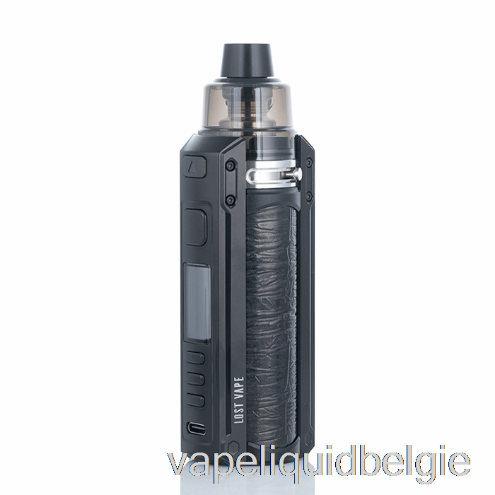 Vape Smaken Verloren Vape Ursa Quest 100w Pod Mod Kit Zwart / Leer Met Reliëf